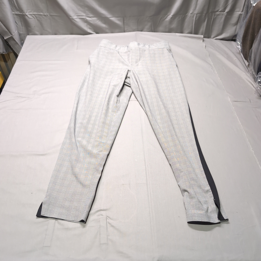 Athleta Womens Gray Leggings Slim Fit Casual Wear Glencheck Size 8‎